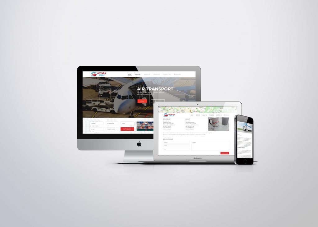 Izrada web sajta za Ostara Group