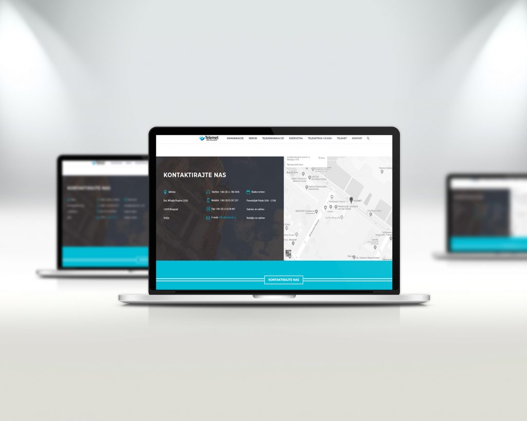 Izrada web sajta za telekomunikacionu kompaniju