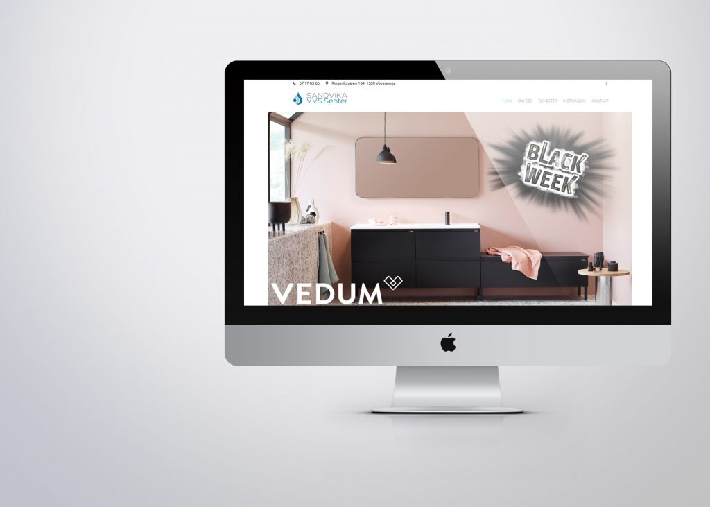 Sandvika VVS Senter izrada web sajta