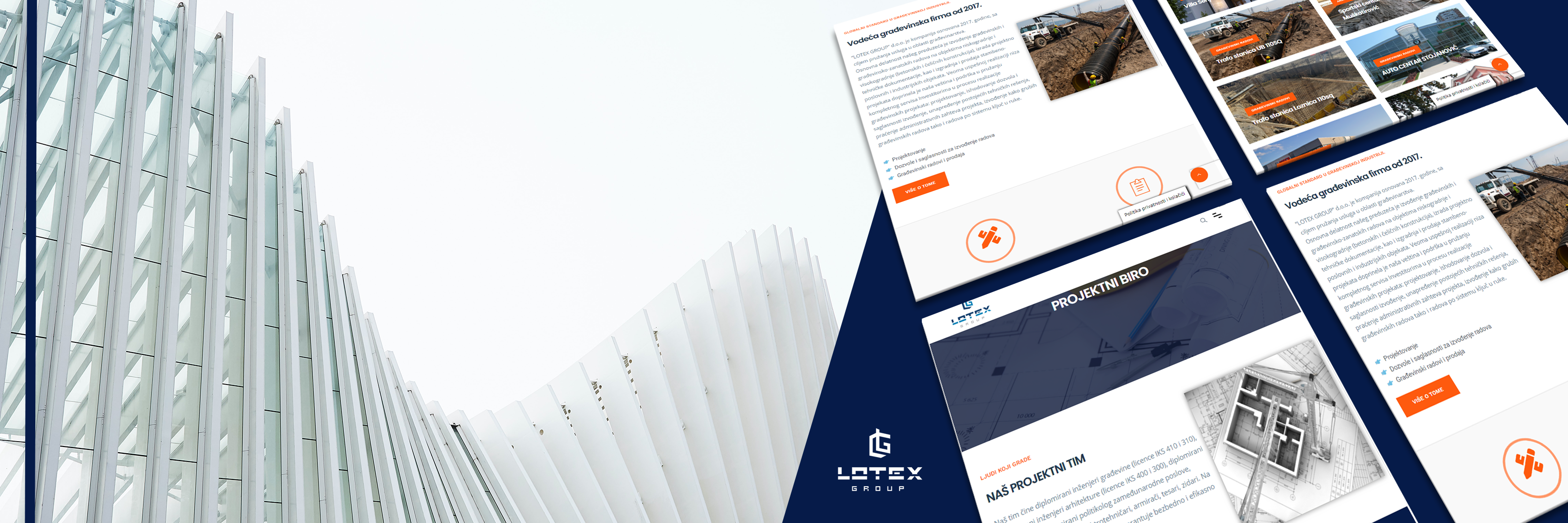 Izrada web sajta za gradjevinsku firmu
